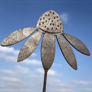 Garden Metal Artwork - Echinacea