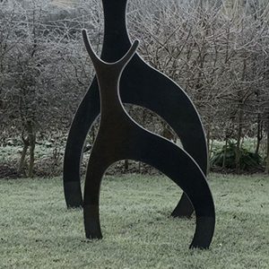 Garden Metal Artwork - Fawn Sculptures