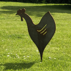 Metal Garden Artwork Hen