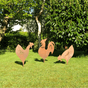 Metal Garden Artwork Set-of-3