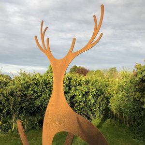 Garden Metal Artwork - Stag
