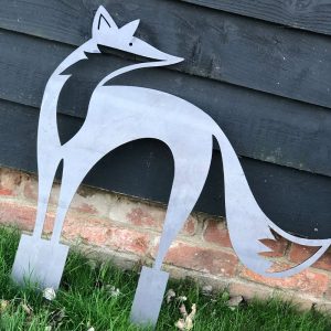 Metal Fox Artwork for your garden