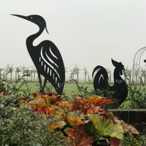 Metal Status for your Garden - Heron