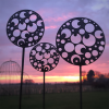 Allium Metal Flower Artwork