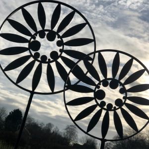 Metal Flower Artwork Sunflower