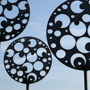 Metal Flower Artwork Allium
