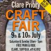 Clare Priory - Craft Fair 9th and 10th July