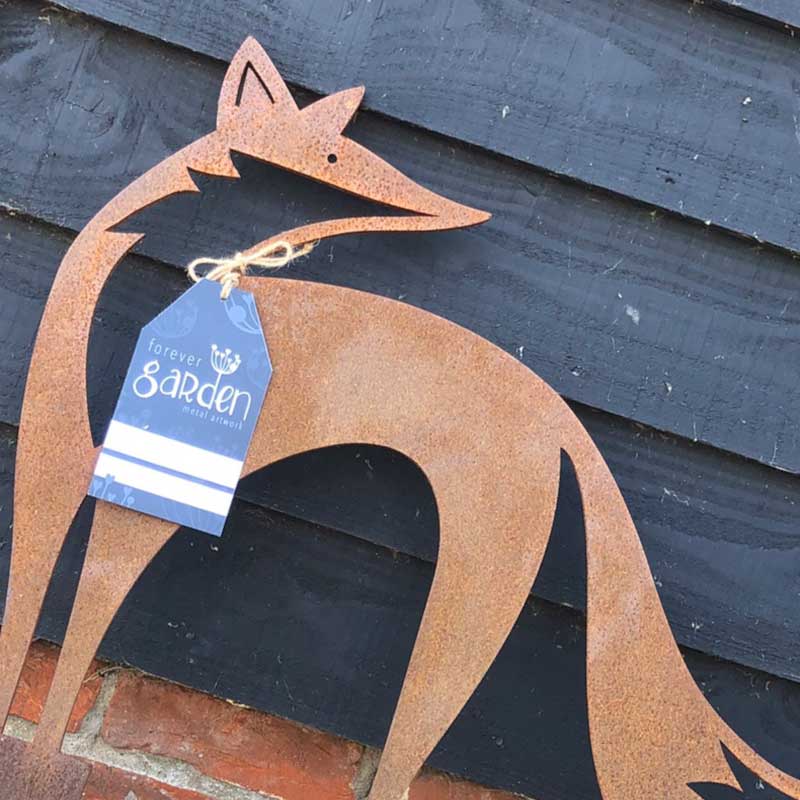 Metal Fox Sculpture Suffolk Metal Fox Sculpture Suffolk