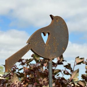 Metal Garden Bird Silhouette