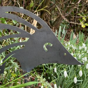 Metal Hedgehog Garden Sculpture