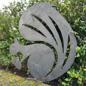 Metal Squirrel Artwork